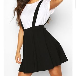 Boohoo Plus Pinafore Skirt